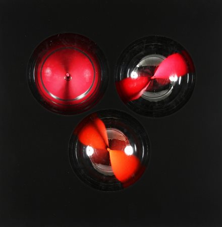 FRANCO COSTALONGA 1933 OCMAATN, 1970 Tre semisfere in box di legno, cm. 50 x...