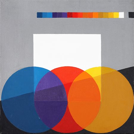 JOEL STEIN 1926 - 2012 95 A / T 18, 1995 Acrilico su tela, cm. 40 x 40...