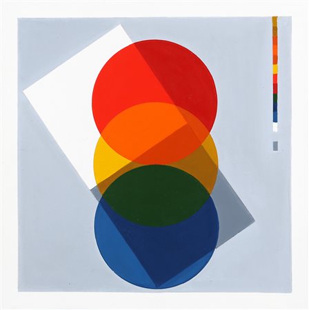 JOEL STEIN 1926 - 2012 GO.12, 1996 Acrilico su cartoncino, cm. 32,5 x 32,5...