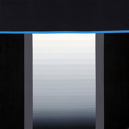 RINO SERNAGLIA 1936 Processo di luce, 1971 Acrilico su tela, cm. 40 x 40...