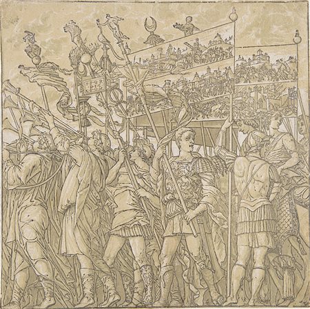 Andrea Andreani (Mantova 1559 - 1629)Trionfo di Giulio Cesare, da...