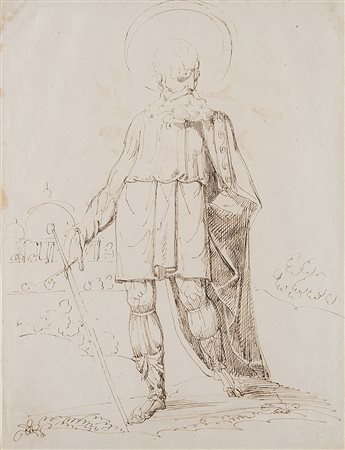 Ignoto della fine del secolo XVIII-inizi secolo XIXSan PaoloPenna e...