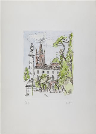 Orfeo Tamburi Jesi 1910 – Parigi 1994 incisione su carta es. XII/C cm 70x50...