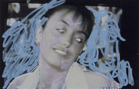 Mario Schifano Homs 1934 – Roma 1998 Fotografia (hand retouched) cm 10x15...