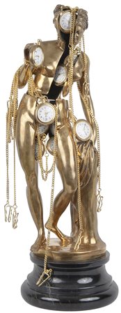 Fernandez Arman Nizza 1928 - New York 2005 "“Venere degli orologi” scultura...
