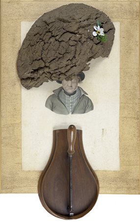 Daniel Spoerri Galați 1930 "Serie: Lépreux d' Islande" tecnica mista su...