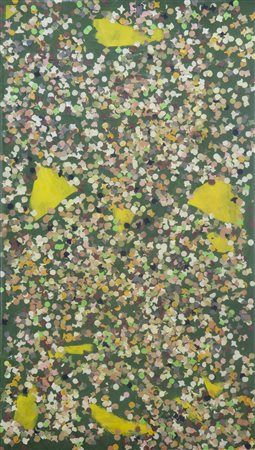 Tano Festa Roma 1938 – 1988 "Coriandolo" acrilico, coriandoli e plastica su...