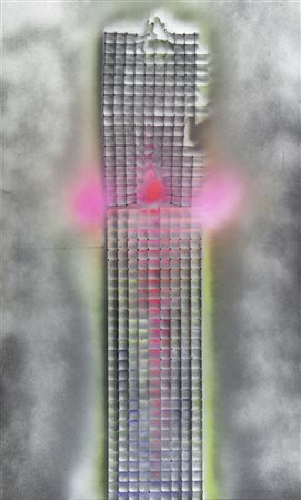 Franco Costalonga Venezia 1933 "Destrutturazione" olio su tela anno 2001 cm...