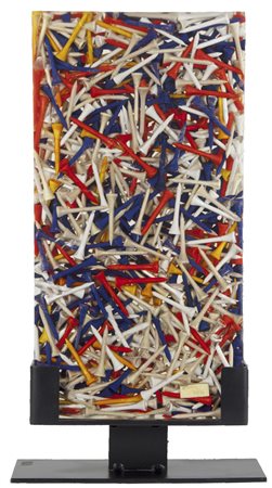 Fernandez Arman Nizza 1928 - New York 2005 "Tees de golf” accumulazione (tees...