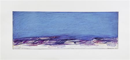 Claudio Verna Guardiagrele, 1937 pastelli e tecnica mista su carta cm 40x85...