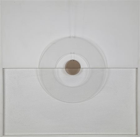 Sara Campesan Mestre 1924-2016 "Sovrapposizione" acrilico e perspex su tela...