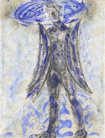 Bruno Ceccobelli Monte Castello di Vibio 1952 "L' angelo della pioggia"...