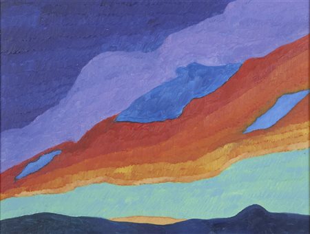 Nicola Morea Bari 1943 olio su mdf cm 30x40 firmato al retro Certificato di...