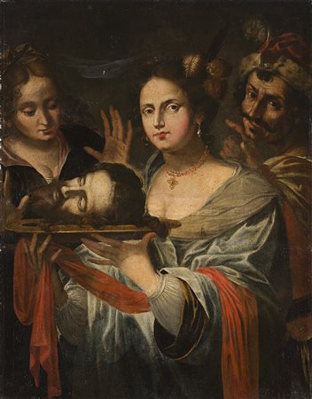 Scuola italiana del secolo XVIISalomè con la testa di San Giovanni...