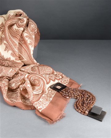 ETRO e ALUMINIUM BY VESTOPAZZOLotto composto da una sicarpa in lana e...