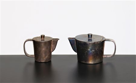 PONTI GIO' (1891 - 1979) Set da the in alpacca, hotel Jolly. Prod. A....