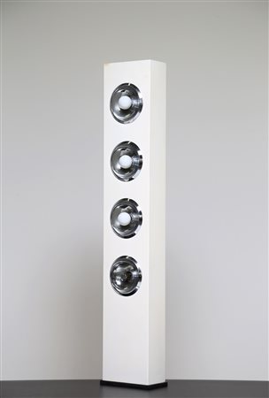 SORMANI Lampada da terra in metallo laccato e cromato, Nucleo divisione...