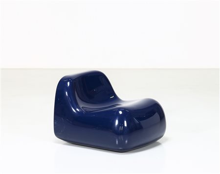 ROSSELLI ALBERTO (1921 - 1976) Poltroncina in vetroresina, Mod. Jumbo per...