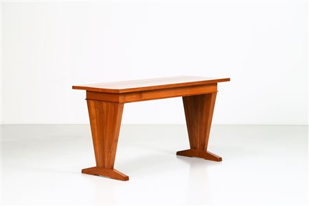 MICHELUCCI GIOVANNI (1891 - 1990) Tavolo consolle in noce, anni 60. -. Cm...
