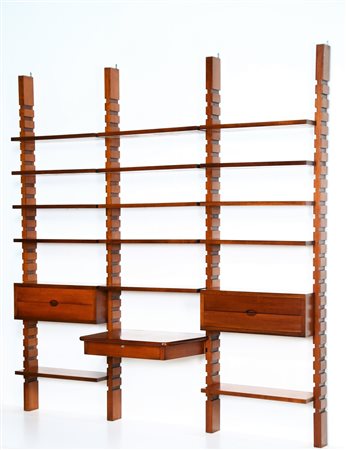 FRATTINI GIANFRANCO (1926 - 2004) Libreria modulare , per Bernini anni 60. -....