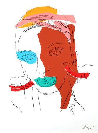 WARHOL ANDY (1928 - 1987) Ladies and gentleman. 1975. Serigrafia su carta. Cm...