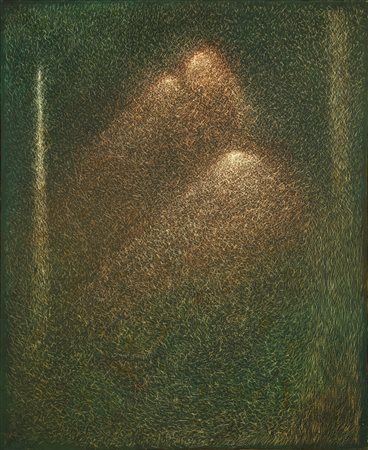 DE LUIGI MARIO (1901 - 1978) Senza titolo. Olio su tela . Cm 80,00 x 100,00....