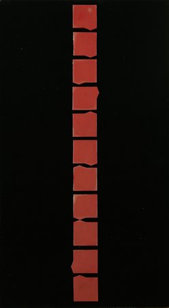 COLOMBO GIANNI (1937 - 1993) Struttura seriale. 1964. Tecnica mista su...