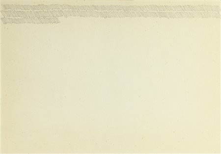 GRIFFA GIORGIO (n. 1936) Senza titolo. 1975. Tecnica mista su carta. Cm 23,80...