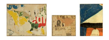 ROTELLA MIMMO (1918 - 2006) Senza titolo. . Decollage su tela. . 1.Senza...