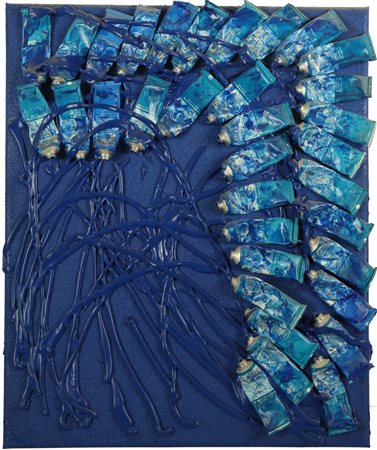 ARMAN FERNANDEZ (1928 - 2005) Monochrome accumulation n.1511. 1988. Tecnica...