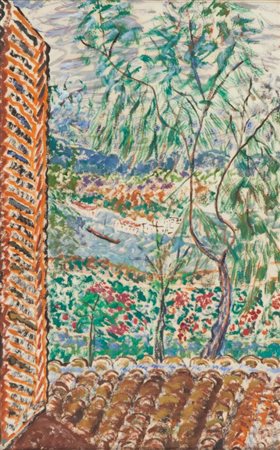 MAFAI ANTONIETTA RAPHAEL (1898-1975) Ibiza 1951tempera su carta cm...