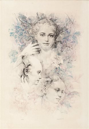 RENZO VESPIGNANI (1924-2001) Senza titolo 1983serigrafia cm 90x63esemplare...