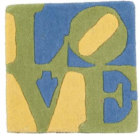 ROBERT INDIANA (1928-2018) Lotto di due opereWinter - Love 2006arazzo cm...