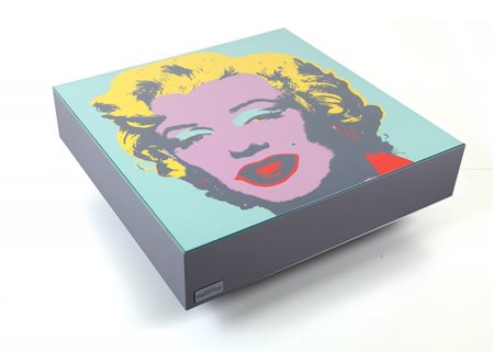 ANDY WARHOL (1928-1987) Marilyn Monroe 11.23table basse "Andy" h cm 33 cm...