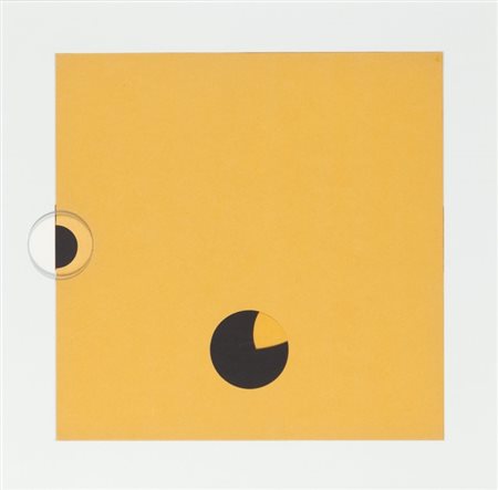 PAOLO SCHEGGI (1940-1971) Intersuperficie 1967tecnica mista cm 40x40esemplare...