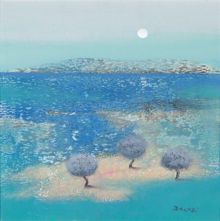 MANLIO BACOSI (1921-1998) Senza titoloacrilico su tela cm 50x50firmato in...