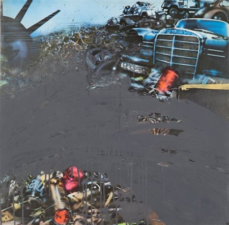 PAOLO BARATELLA (1935-2000) Originale multiplo 1973olio su tela emulsionata...