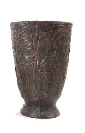 ROBERTO CRIPPA (1921-1972) Vaso (anni Cinquanta)ceramica polimaterica cm...