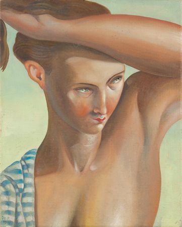 RODKIN YURI (1960-) Artemide 1999olio su tela cm 50x40firmato sul...