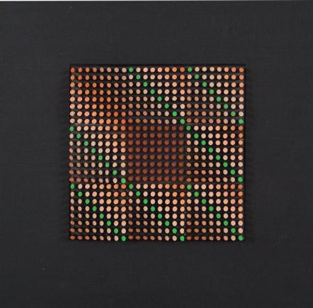 FRANCO COSTALONGA (1933-) CG AVD 30 1976quadro sui gradienti di luminosità cm...