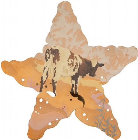 BRUNO BENUZZI (1951-) Senza titolo (Stella)terracotta cm 67x63firmato e...