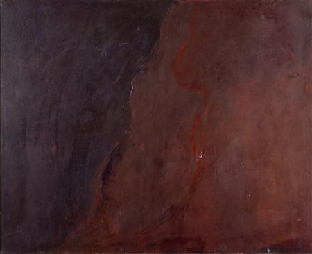 COSTANTINO GUENZI (1926-1989) Senza titolo 1971olio su tela cm 81x100firmato...