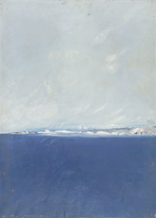 ARTURO CARMASSI (1925-2015) Bretagna 1967olio su tela cm 86x63firmato,datato...