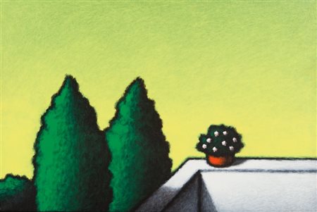 TINO STEFANONI (1937-2017) Senza titolo 1987acrilico su tela cm 30x45firmato...