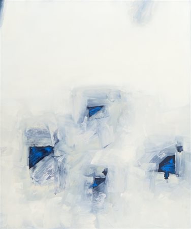 CLAUDIO VERNA (1937-) Schegge 1996olio su tela cm 120x100firmato, datato e...