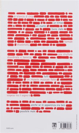 EMILIO ISGRO' (1937-) Rosso Pagliarani 2017cancellature su libro in box di...