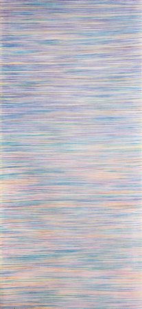 CARLO BATTAGLIA (1933-2005) Pioggia 1977olio su carta intelata cm...