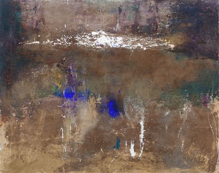 MARCELLO LO GIUDICE (1955-) Terra 1995olio su tela cm 120x150firmato, datato...