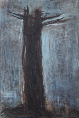 PIERO PIZZI CANNELLA (1955-) Senza titolo 1985olio su tela cm 190x129firmato...