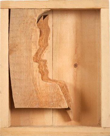 MARIO CEROLI (1938-) Profili 1994legno sagomato cm 41x33x9firmato e datato...